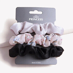 Floral Scrunchie Set of 3